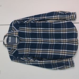 Express Men's Plaid Flannel Button Down Shirt M